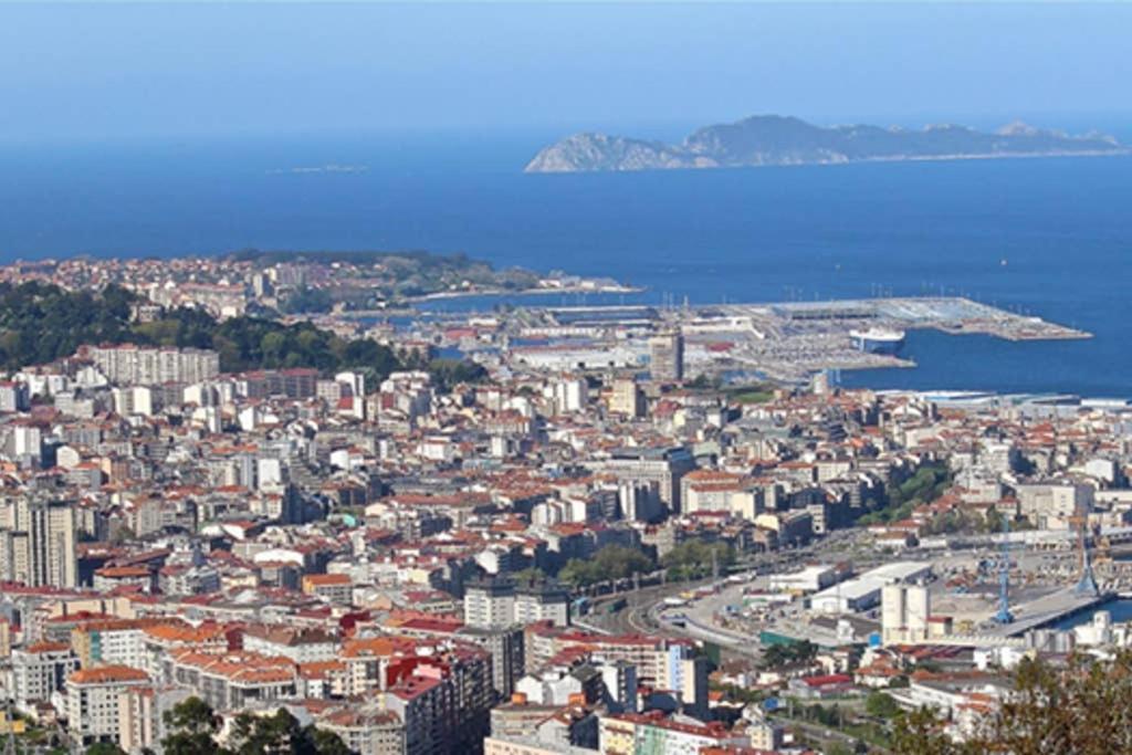 Apartamento Completo Con Parking Privado Y Wifi En San Roque Vigo Zewnętrze zdjęcie